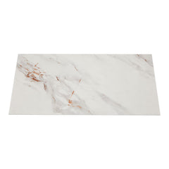 10/20/30/40 Pack Luxury Marble Effect Self-adhesive Floor Tiles 60x30cm, 2mm Thicken Vinyl Flooring Tiles Wall Stickers, Removable PVC Wall Decals, Suitable for Living Room, Bedroom, Kitchen Backsplashes, Bathroom, Office, Background Walls, Easy To Instal