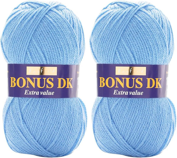 Sirdar Hayfield Bonus DK Double Knitting, White (961), 100G