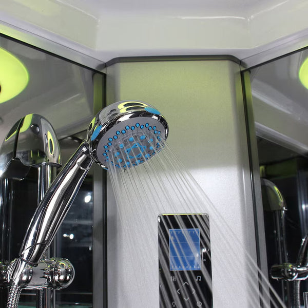 Insignia Diamond 1100Mm Offset Quadrant Steam Shower in 2 Colours