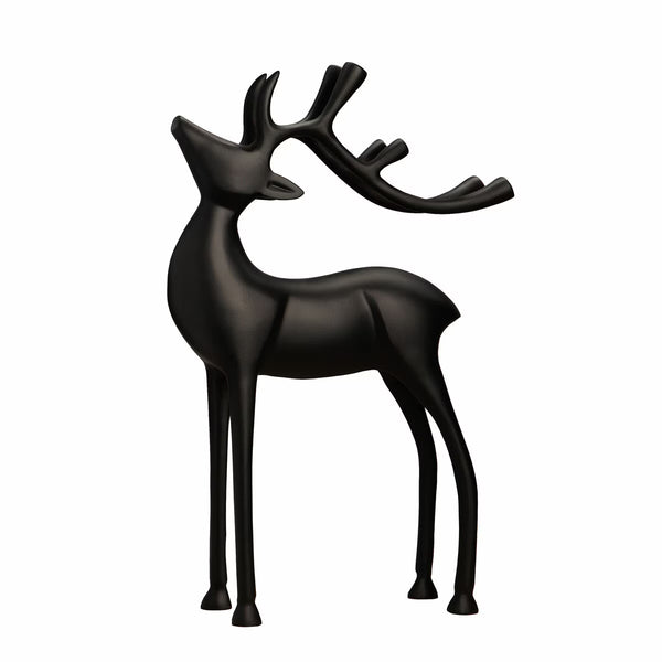 Aluminum Reindeer Assortment- Set of 2- Black