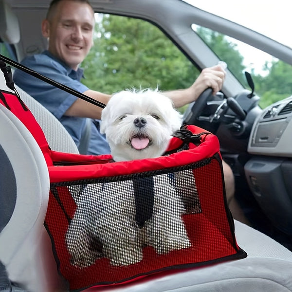 Pet car seat breathable mesh anti-dirt and anti-bite car pad pet supplies, one random color