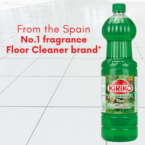 Kiriko 6pcs Spanish Cleaning Products Bundle Gift Set, 1.5L Each, Multipurpose Floor Cleaner with Pine Tree, Morning Glory, Flowers, Jabon De Marsella, Talc & Lemon Scent