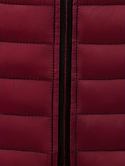 Men'S Lightweight Vest, Men'S Jacket, Autumn And Winter Vest, Stand-Up Collar Solid Color Casual Zipper Pocket Vest