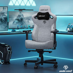 Anda Seat Kaiser Series 3 Large Fabric Gaming Chair, Grey