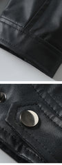New Autumn/Winter Men's Jacket, European/American Style Motorcycle Jacket, Men's Stand Collar Windproof Winter Outerwear