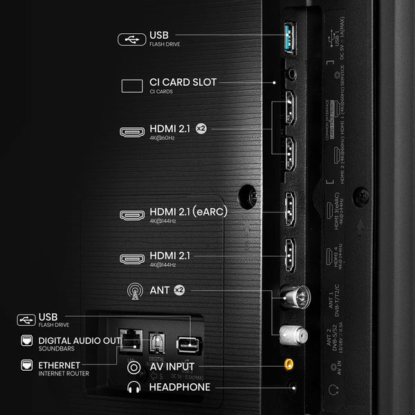 Hisense 100U7NQTUK 100 Inch Mini-Led 4K UHD Smart TV