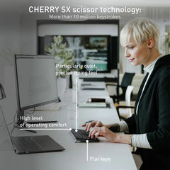 Cherry KW 9200 Mini, Wireless Keyboard with Pouch