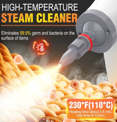 Handheld Steam Cleaner, 450Ml Capacity Portable High Pressure Steam Cleaner with 11 Accessories, Easy and Effortless Steam Cleaner Handheld for Kitchen, Sofa, Car, Floors and Windows