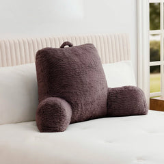 Memory Foam Backrest Grey Reading Pillow