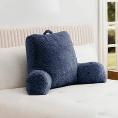 Memory Foam Backrest Grey Reading Pillow
