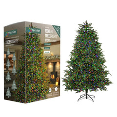 Premier 1500 LED Treebrights String Lights with Timer 3 Colours