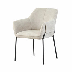 Manila Natural Fabric Dining Chair, 2 Pack