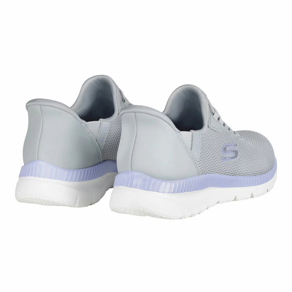 Skechers Ladies Swift Fit Bountiful Trainer in Black/ Grey