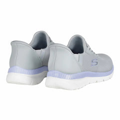 Skechers Ladies Swift Fit Bountiful Trainer in Black/ Grey