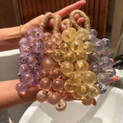 Crystal Grape Handmade Soap – Essential Oil Bar for Face, Hand & Bath, Transparent Cleanser