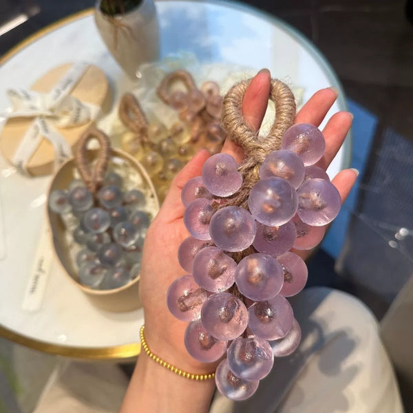 Crystal Grape Handmade Soap – Essential Oil Bar for Face, Hand & Bath, Transparent Cleanser