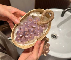 Crystal Grape Handmade Soap – Essential Oil Bar for Face, Hand & Bath, Transparent Cleanser