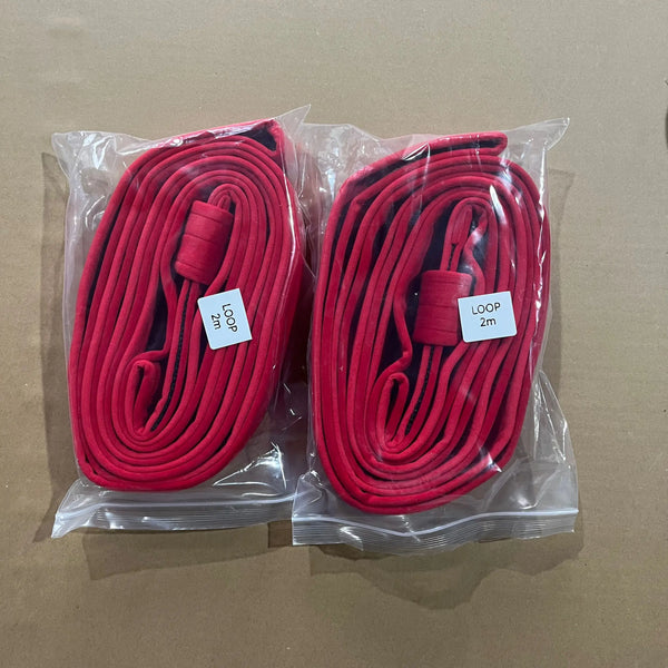 2 Meters Suspension Rope Belt Double Loop Aerial Loops Aerial Straps Ropes Aerial Acrobatics Body Loop Trap Circus Apparatuses