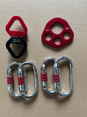 2 Meters Suspension Rope Belt Double Loop Aerial Loops Aerial Straps Ropes Aerial Acrobatics Body Loop Trap Circus Apparatuses