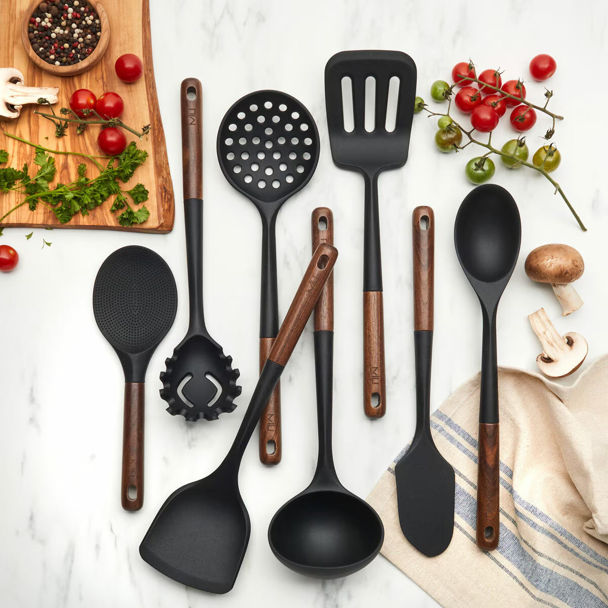 MIU Silicone Utensil Set, 8 Piece