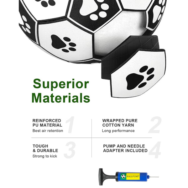 Dog Fetch Ball with Grab Straps for Small and Medium Dogs Durable Pet Play Ball for Outdoor Training Water Play and Daily Exercise