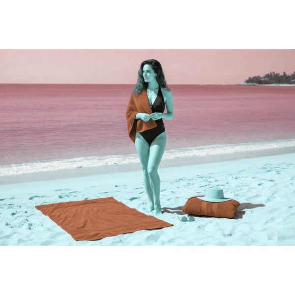 Pack of 4 Jumbo Bath Sheets Set 100% Egyptian Cotton (80x140 CM) Quick Dry 500GSM Highly Absorbent Soft Feel Bath Sheets XL Bathroom Towel Perfect for Daily Use