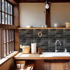 10 Sheets 1mm Thickness Tiles Self Adhesive Wall Tiles, Tile Stickers for Kitchen & Bathroom, Stick on Tiles, Peel and Stick splashback 29cm x 22.9cm