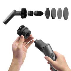 HOTO Cordless Spin Scrubber with 6 Brush Heads