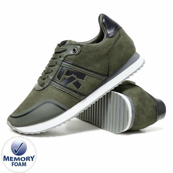Mens Memory Foam Trainers New Casual Grip Sole Walking Driving Sports Gym Shoes