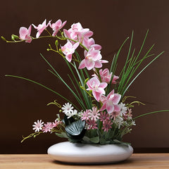 Planting pigeon orchid potted ornaments, modern minimalist home and living room decoration ornaments