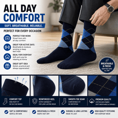 12 Pairs -Mens Cotton Rich Crew Socks | Honeycomb Comfortable Non-Tight Top Soft Breathable Stretch | Fit UK Size 6-11 | Everyday Casual Work Sports Running Gym Socks