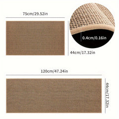 2pcs Kitchen Mat with Non- Slip Backing - Fast Drying, Super Absorbent, Machine Washable for Kitchens, Sinks, Laundry Rooms And Hallways - Beige - 44x75cm And 44x120cm