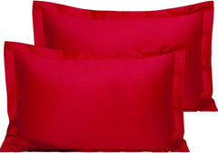Pack of 2 Softtouch Ultra-Fine Pillowcases, 200Tc Pure 100% Polycotton Envelope Closure Pillow Covers, Available in a Variety of Colors, Fade-Resistant Fabric Bedding, Suitable for Various Style Settings, Machine Washable.