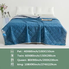 1pc Cooling Blanket Suitable for Hot Sleepers, Featuring a Double-Sided Design for a Cool Feel, Perfect for Lightweight And Soft Summer Sleep