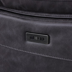 Lucca Grey Fabric Power Recliner Armchair