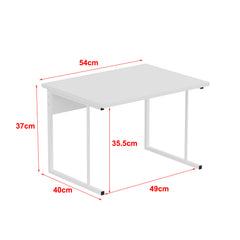 2-Tier Microwave Oven Shelf Stand, Kitchen Countertop Storage Rack Spices Rack Freestanding, Home Office Printer Stand Multifunctional Unit Shelving Wood Top Metal Frame