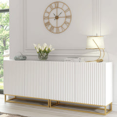 Ripple Duo 200cm Modern Sideboard with Fluted Doors and Storage
