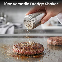 Smash Burger Press Kit for Griddle – 5-Piece Flat Top Grill Accessories Set with Burger Press, 12-Inch Melting Dome, Large Griddle Spatula