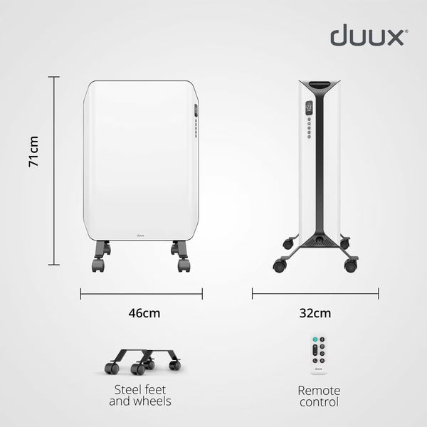 Duux Edge Oil Filled Radiator 2000W, DXOH20UK
