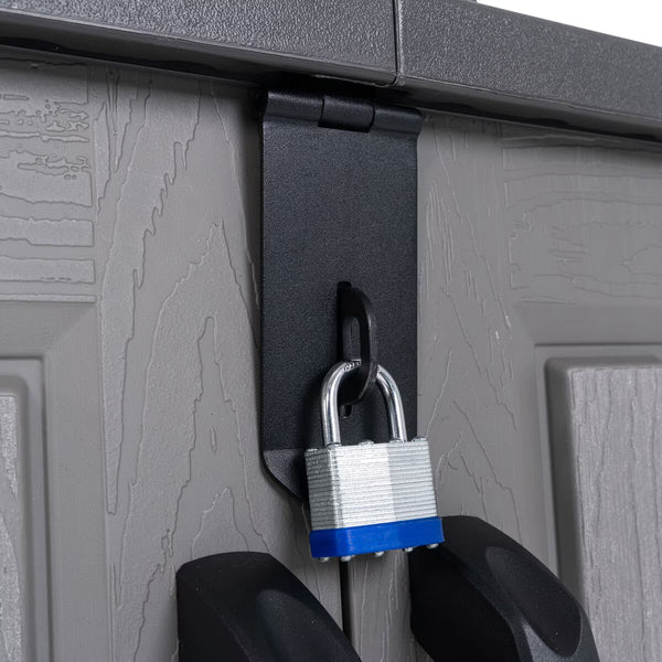 Lifetime 5Ft X 3Ft (1.5 X 0.9M) Horizontal Wood Look 1,300 Litre Storage Shed - Model 60350