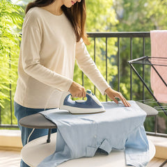 Ironing Board Foldable Mini Ironing Board Tabletop Ironing Board Foldable Portable Design with Built-in Iron Rest, Non-Slip Legs, Lightweight for Small Spaces, Dorms, Apartments