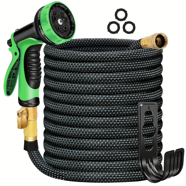 100ft Heavy-Duty Garden Hose, Expandable, Four Colors Are Available, With 1/2