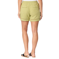 Briggs Ladies Linen Short in Green