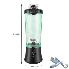 1pc, 20oz Portable Blender with USB Rechargeable Battery, Fresh Juice, Compact Design for On-the-Go Nutrition