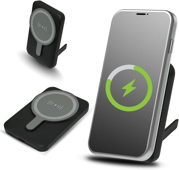 Magnetic Wireless Power Bank Fast Charging – Ultra Slim, with USB-C, Smartphones Battery Pack Compatible with iPhone/Android