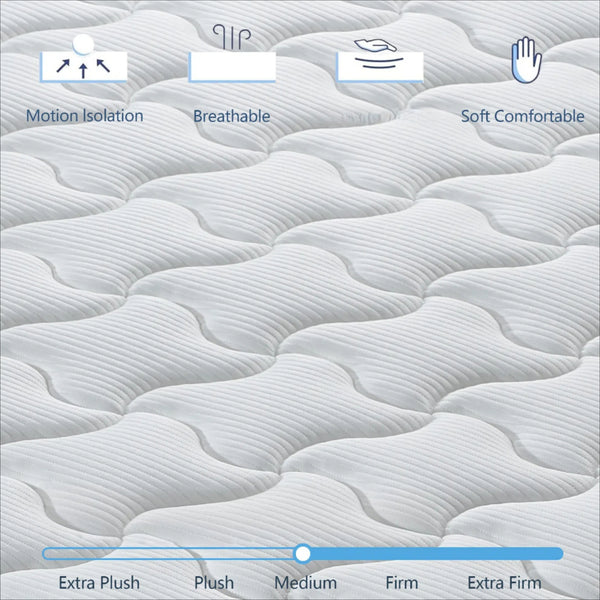 King Size Mattress (150x200x28cm/135x190x28cm) 2000+ Pocket Springs & Gel Memory Foam 7-Zone Ortho Support Reinforced Reduction Medium Firm Fits King Size Bedding 45cm Rolled Box (Christmas, Halloween Valentine's Day gifts), 200-Night Trial Christmas gift