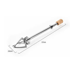 Telescopic Ice Clip Pickle Grabber Fork Tongs Olives Pickled Onions Utensil 1pc