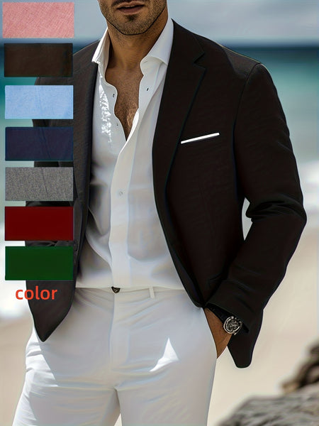 The Suit Jacket Is Suitable for Casual Outings and Wedding Banquets