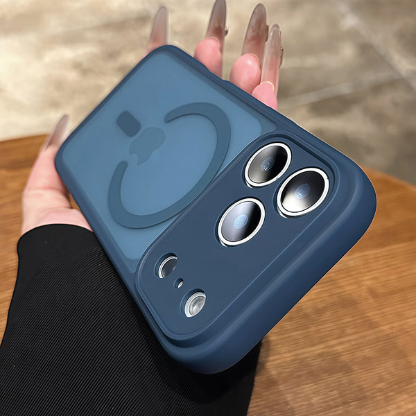 Phone Case: Luxury Ultra-thin Non-slip Durable Shockproof Phone Case for iPhone 17 Air 16 15 14 13 12 11 Pro Max Plus Translucent Frosted Matte Magnetic Wireless Charging Induction Protect Cover Hard Black Blue Grey Cases