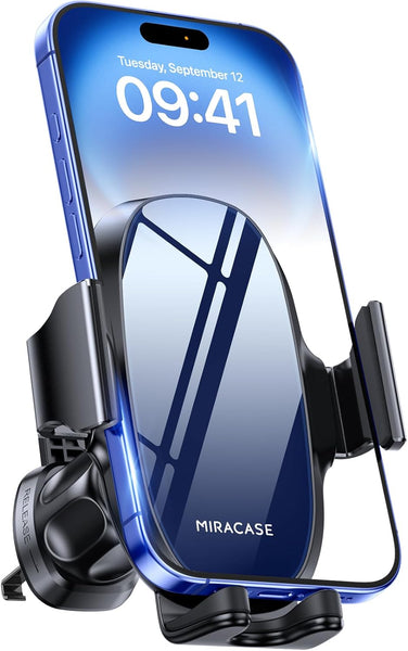 Miracase Car Phone Holder for Cars Dashboard Windscreen Desk, 3In 1 Mobile Phone Mount Automobile Cradle 360° Rotatable Stand for Iphone16 15 Pro plus Max 14 13 12 11Samsung